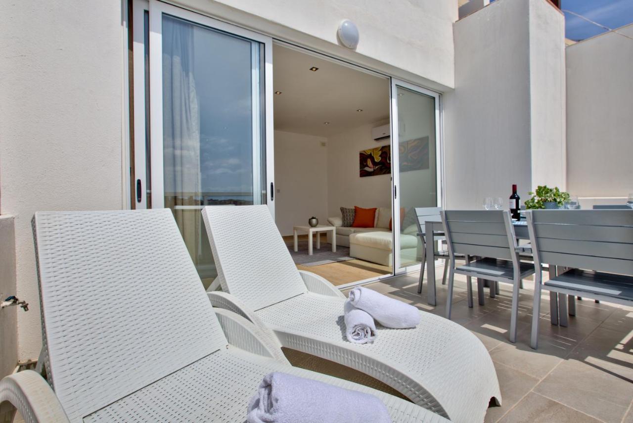 Sliema Duplex Penthouse With Sea Views & Private Terrace By Shortletsmaltaアパートメント エクステリア 写真